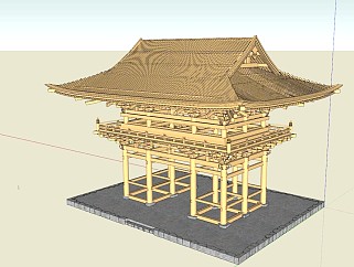 中式传统<em>木构</em>建筑 框架构造